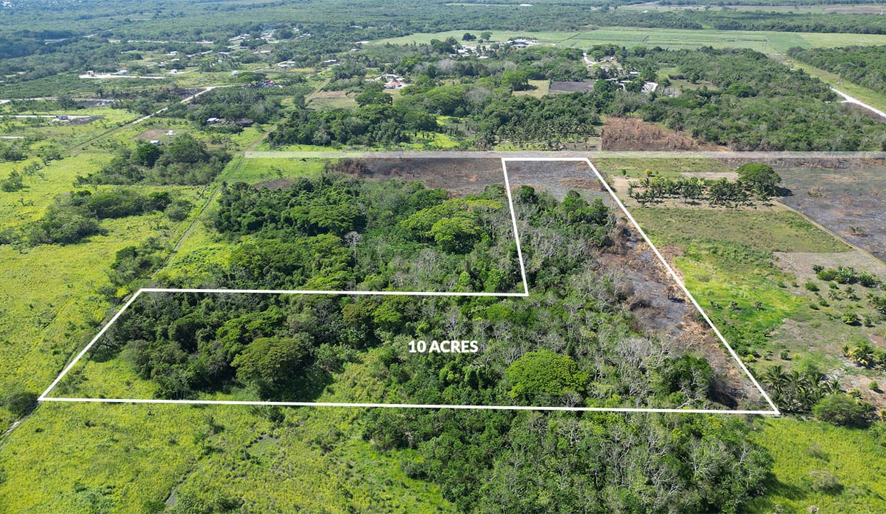 10 Acres Investment Property in Petville Orange Walk Town Northern Belize