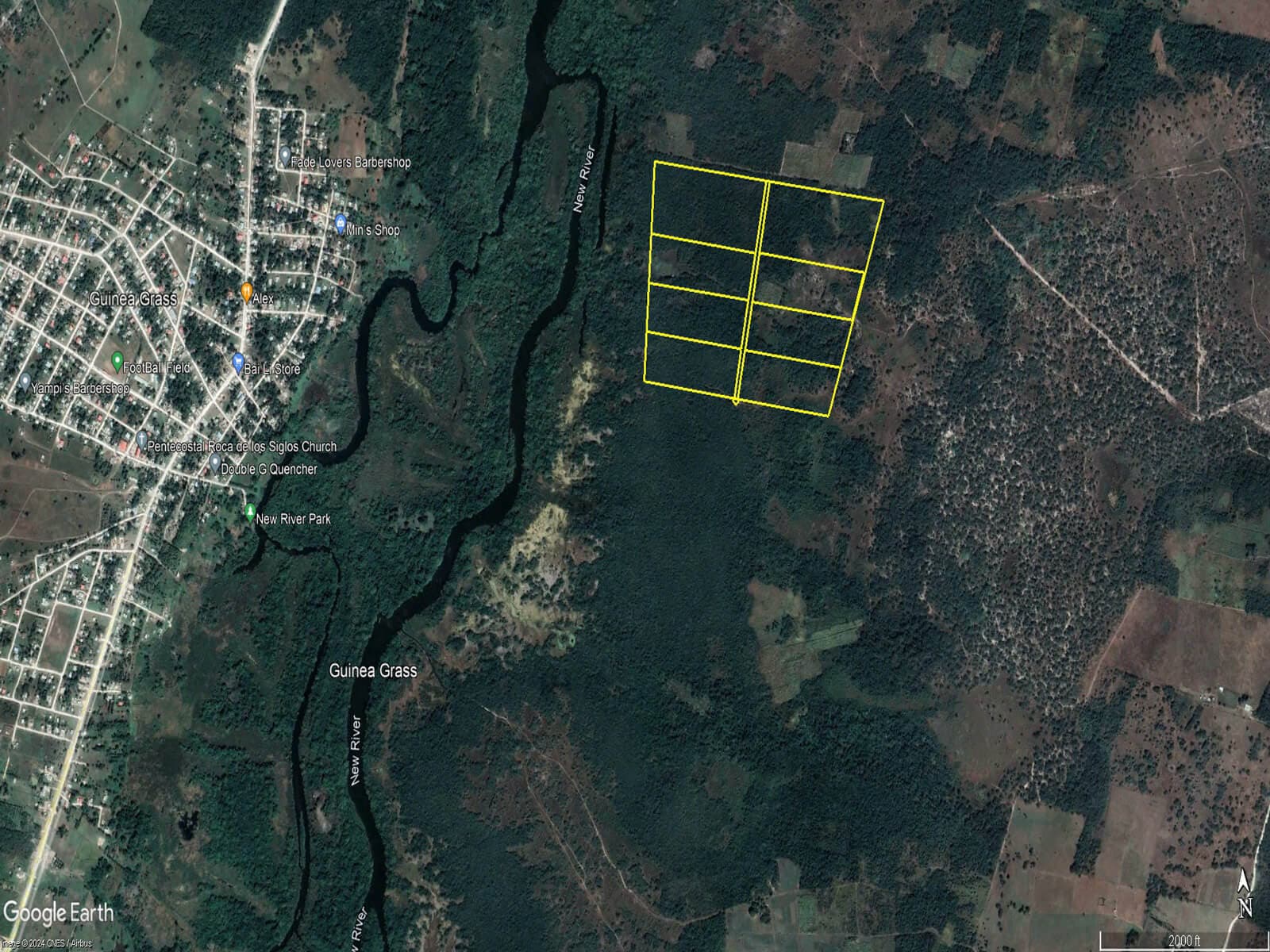 113 acres with River in Carmelita