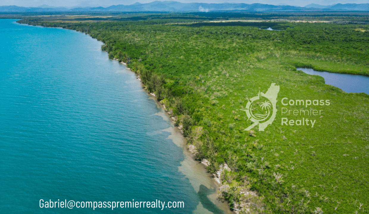 15 Acres of 3,000 feet of Beachfront