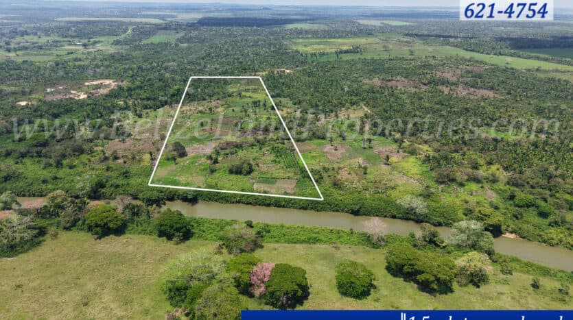 23.41 Acres Riverfront in Cayo District of Prime Belize Real Estate