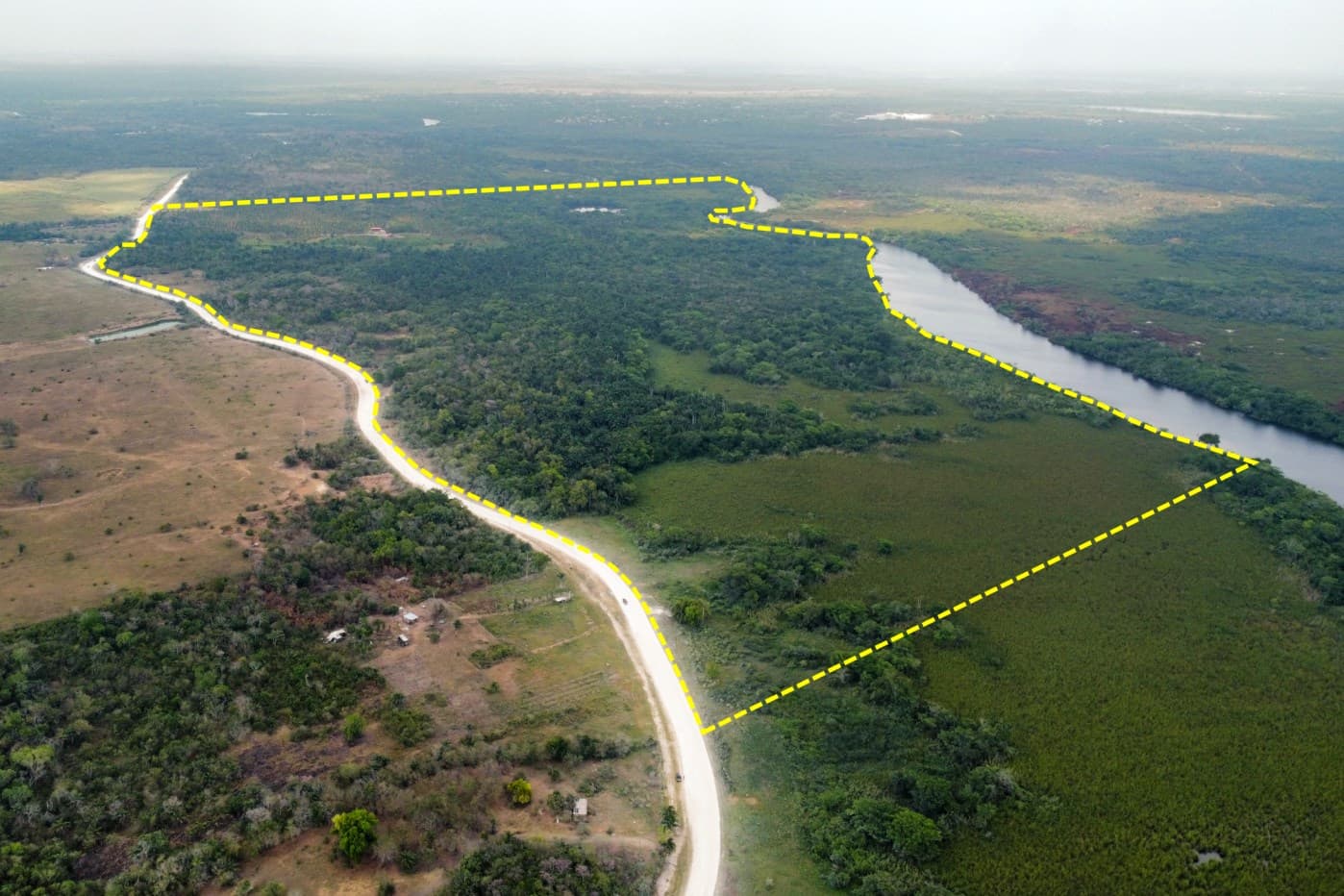 356 Acres with River Frontage COMMERCIAL LAND, Orange Walk