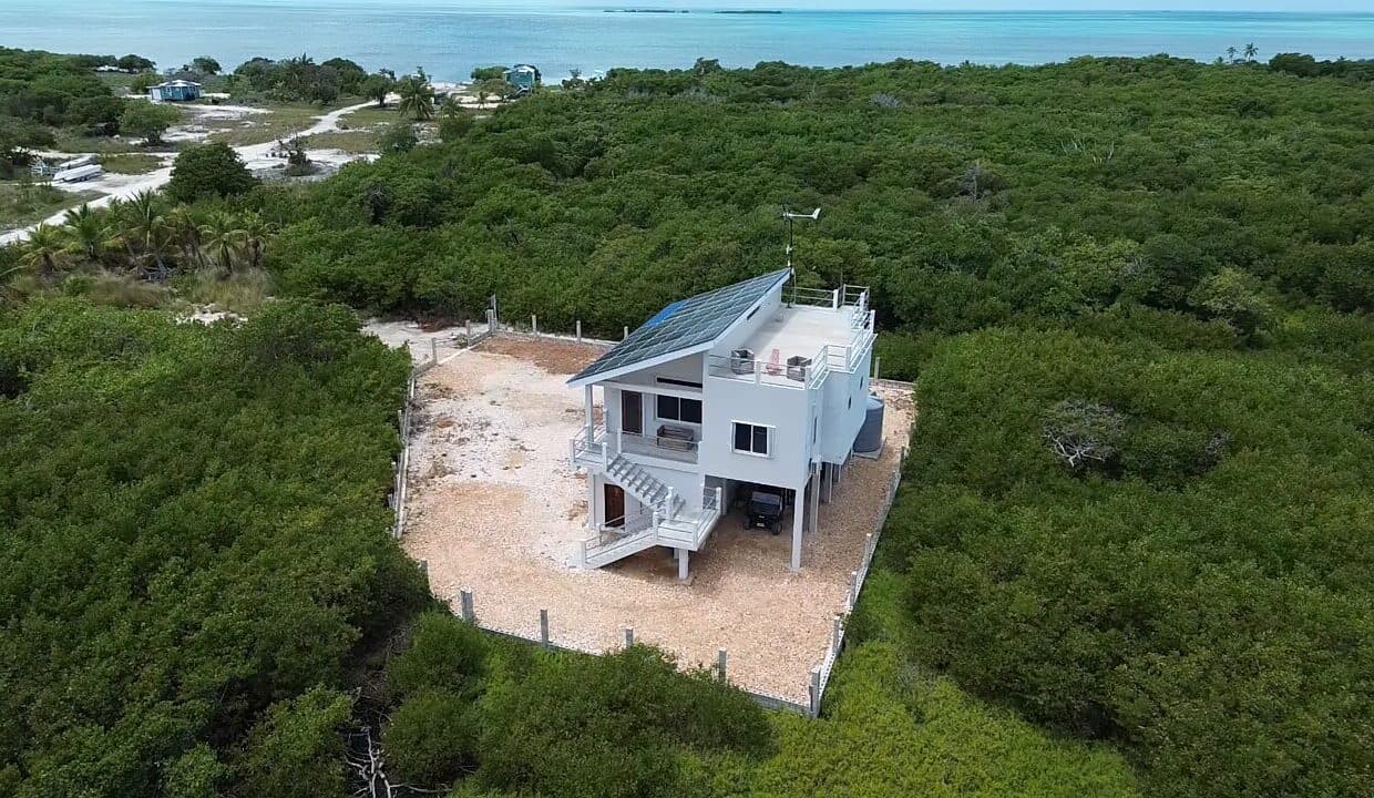 Own the Only Property With Guaranteed Views on Both Sides of Caye Caulker