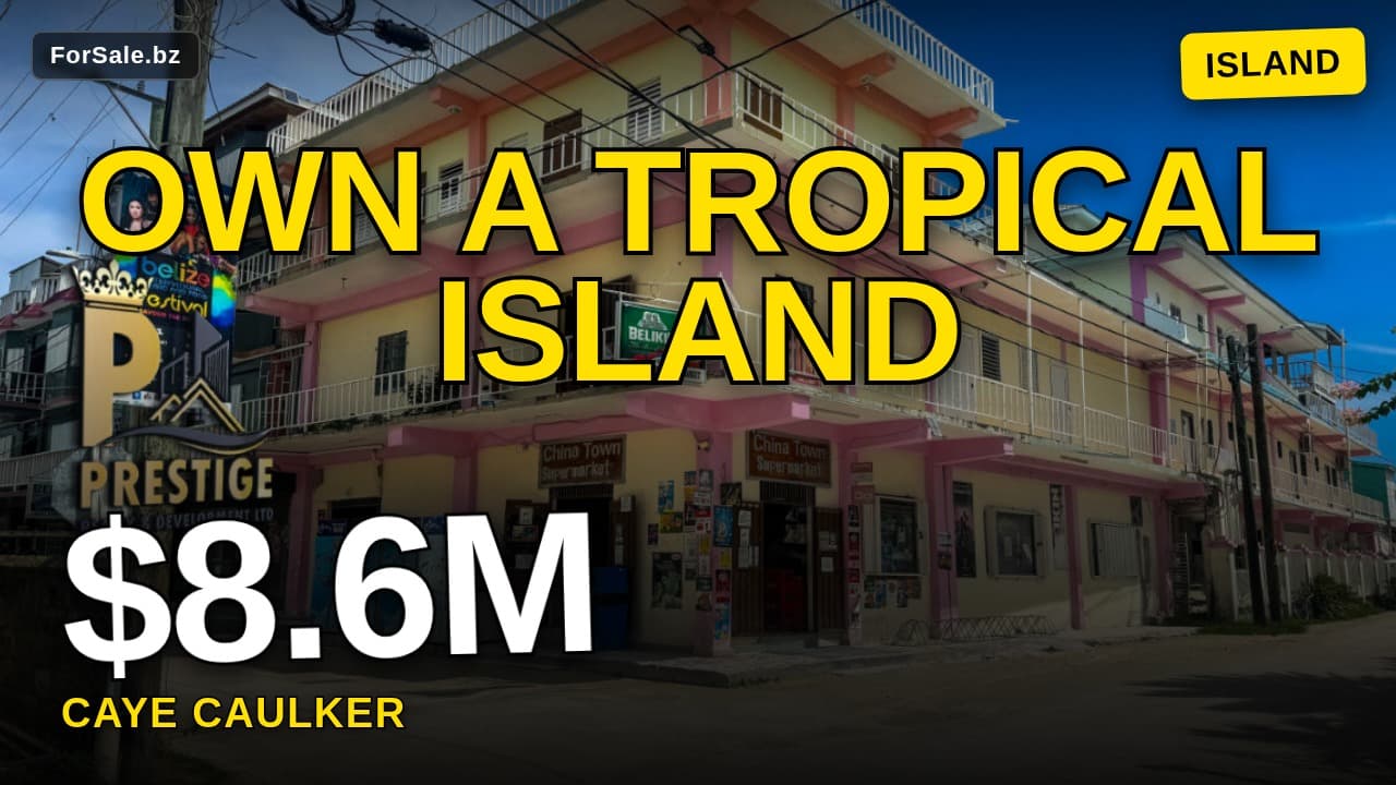 Video tour of China Town Hotel, Game Shop, Restaurant & Supermarket: Investment Opportunity on Caye Caulker