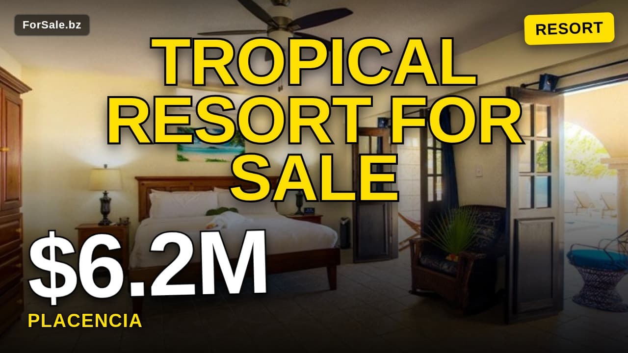 Video tour of Placencia Powerhouse: Established Beachfront Resort
